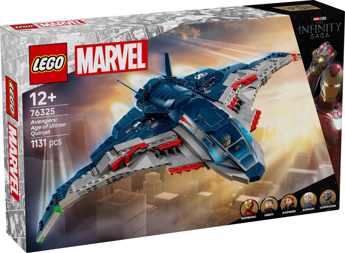 LEGO Marvel Avengers: Age of Ultron Quinjet 76325 verpackung