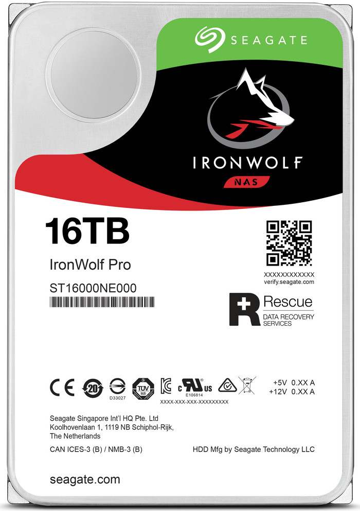 Seagate IronWolf Pro 16 TB vorne