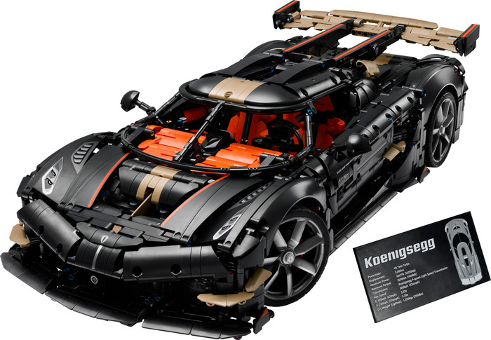 LEGO Technic Koenigsegg Sadair's Spear Hypercar 42232 Main Image