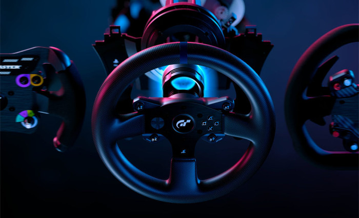 Thrustmaster T300 RS GT + TH8A Shifter product in use