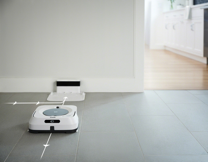 iRobot Braava M6138 produkt in gebrauch