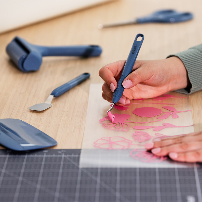 Cricut Iron-on and Vinyl Tool Set product in use