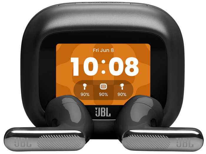 JBL Live Flex 4 Schwarz detail