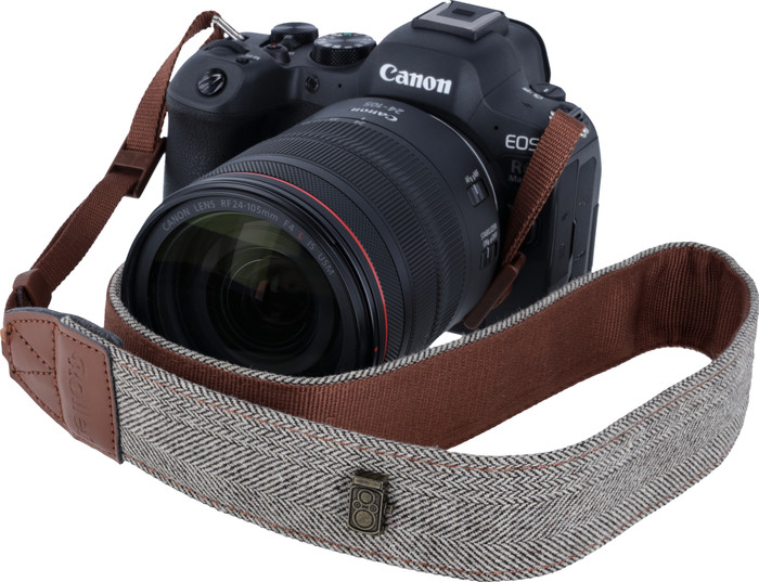 Rollei Camera Strap Brown product in use