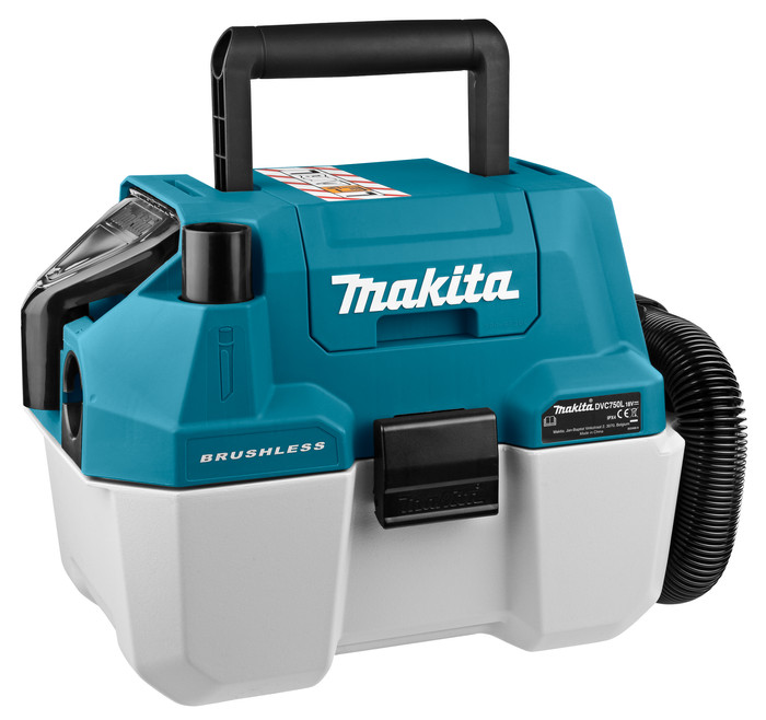 Makita DVC750LZX1 (ohne Akku) linke seite