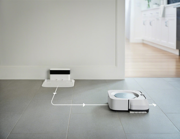 iRobot Braava M6138 produkt in gebrauch