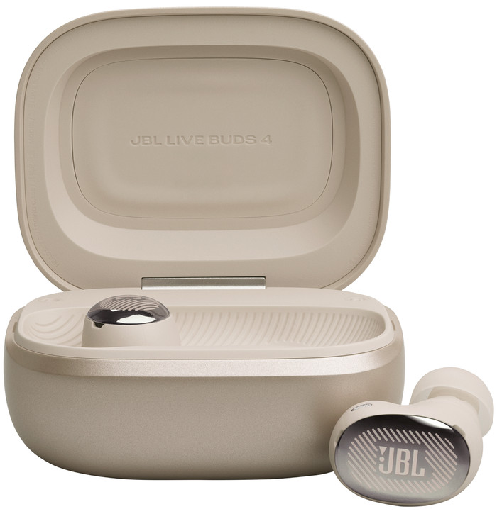 JBL Live Buds 4 Champagner vorne