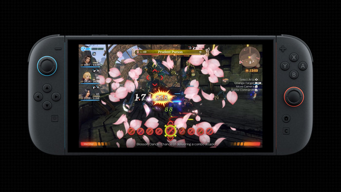 Xenoblade Chronicles: Definitive Edition Nintendo Switch 2 Edition product in use