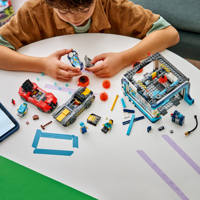 LEGO City Waschstraße 60497 produkt in gebrauch