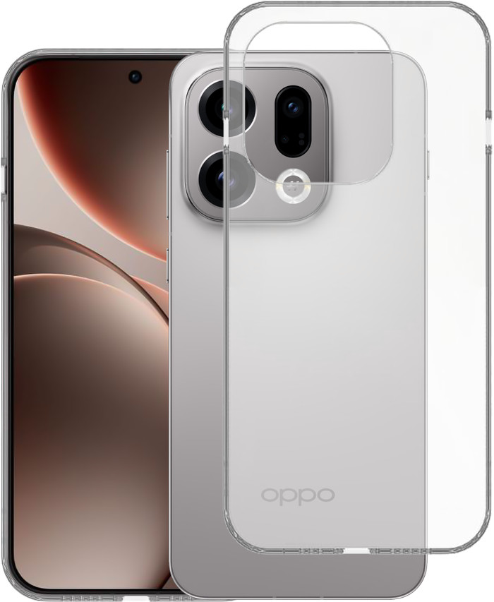 Just in Case Soft Design OPPO Find X9 Back Cover Transparent detail