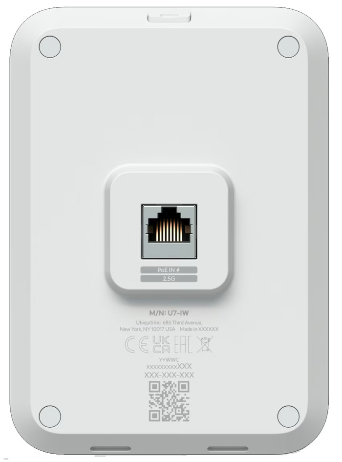 Ubiquiti UniFi U7 In-Wall back