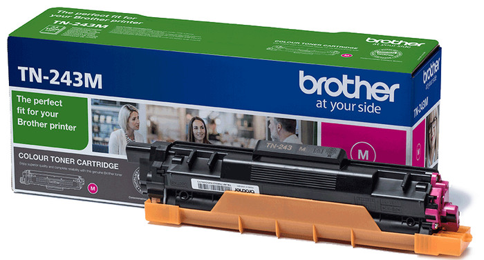 Brother TN-243 Toner Cartridge Magenta packaging