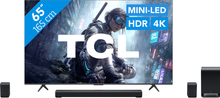 TCL QD Mini LED 65" T8D (2026) + TCL S65K Main Image