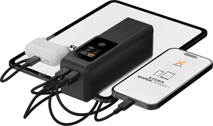 Xtorm NextGen 140 W Powerbank 27.000 mAh Schwarz produkt in gebrauch