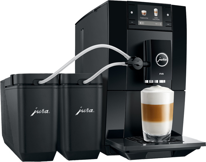 JURA A8 Piano Black (EA) linke seite