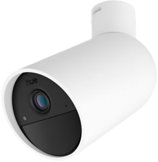 Philips Hue Secure Battery-Powered Security Camera 2K White right side