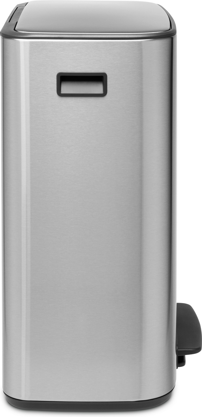 Brabantia Bo Pedal Bin 2x 30L Stainless Steel Fingerprint-Proof right side