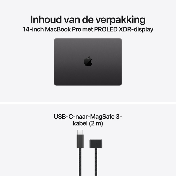 Apple MacBook Pro PROLED 14 inches M5 Pro (15 CPU / 16 GPU) 24GB/1TB Black QWERTY visual supplier