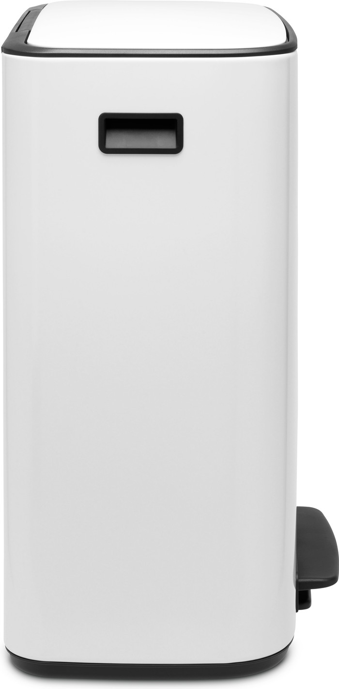 Brabantia Bo Pedal Bin 60L White right side