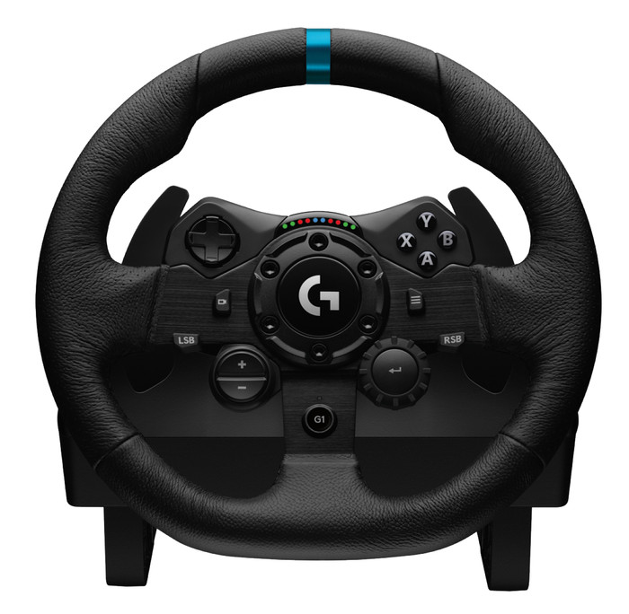 Logitech G923 TRUEFORCE - Lenkrad mit Force Feedback für den PC vorne