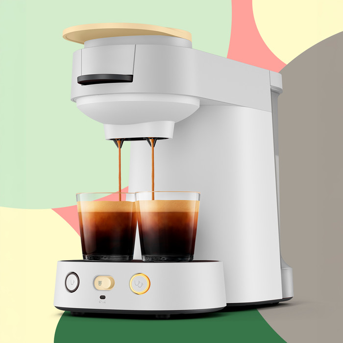 Philips Kaffeepadmaschine Senseo Vibe CSA225/50 produkt in gebrauch