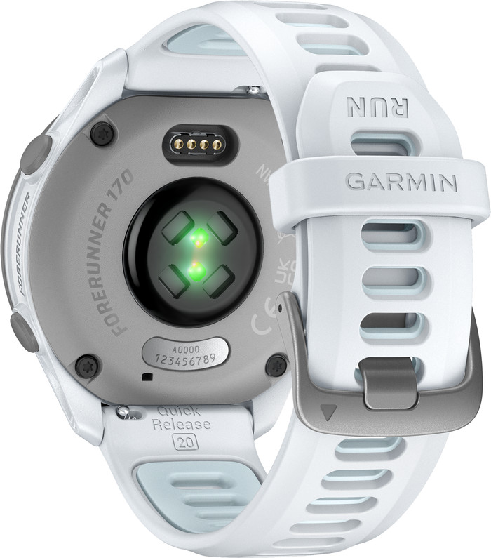 Garmin Forerunner 170 43mm White back