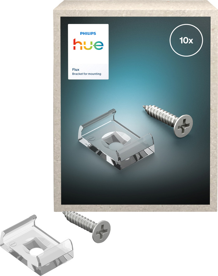 Philips Hue Flux Mounting Bracket 10-pack packaging