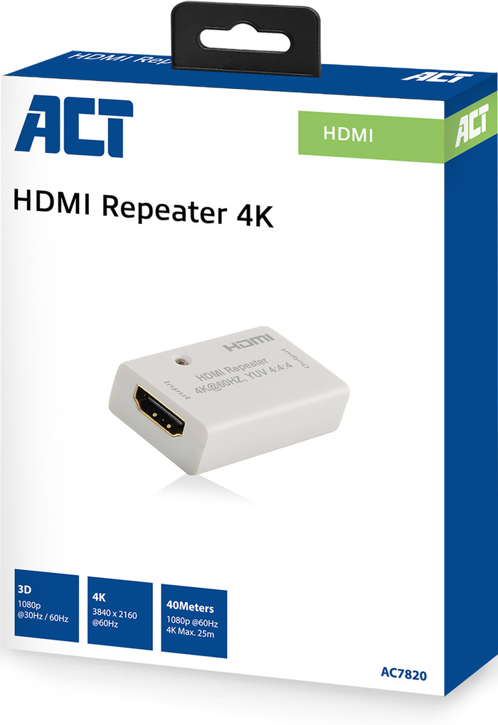 ACT HDMI Repeater 4K Support packaging