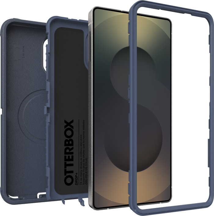 OtterBox Defender Samsung Galaxy S26 Ultra Back Cover with Magnet Blue combined product