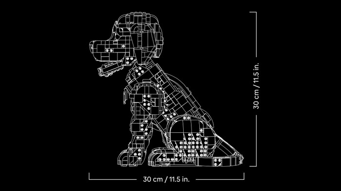 LEGO Icons Golden Retriever Welpe 11384 produkt in gebrauch