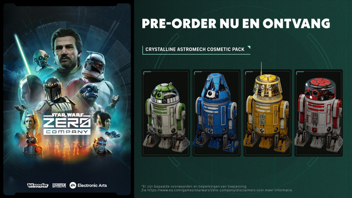 Star Wars Zero Company PS5 visueller lieferant