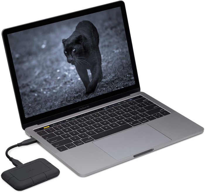 LaCie Rugged SSD Pro 1TB product in use