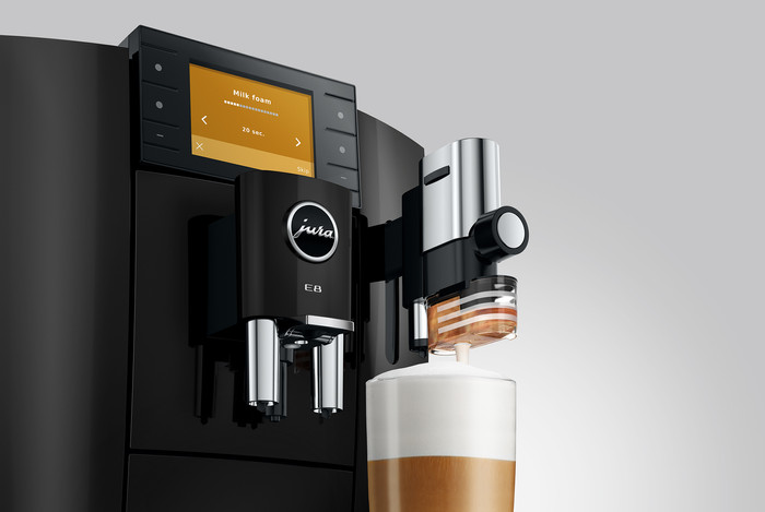 JURA E8 Piano Black (ED) detail