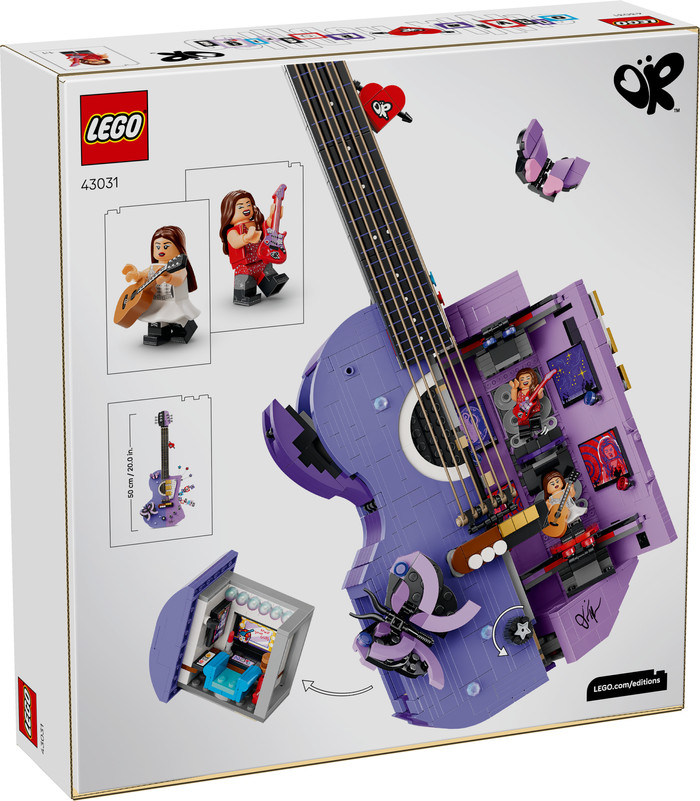 LEGO Editions Olivia Rodrigos Gitarre 43031 verpackung