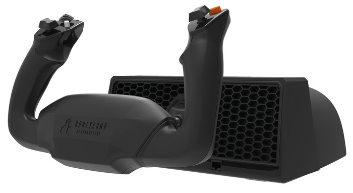 Honeycomb Alpha Flight Controls Lite Yoke und Switch Panel PC und Mac rechte seite