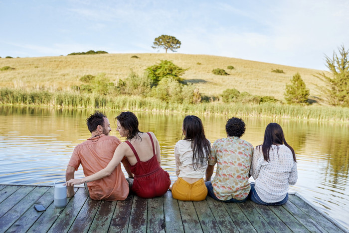 Bose Portable Home Speaker Silber produkt in gebrauch
