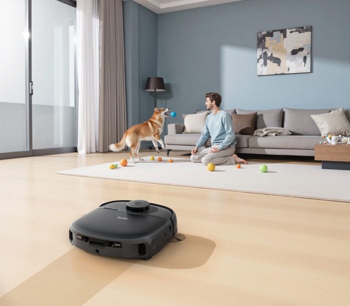 eufy Omni C28 produkt in gebrauch