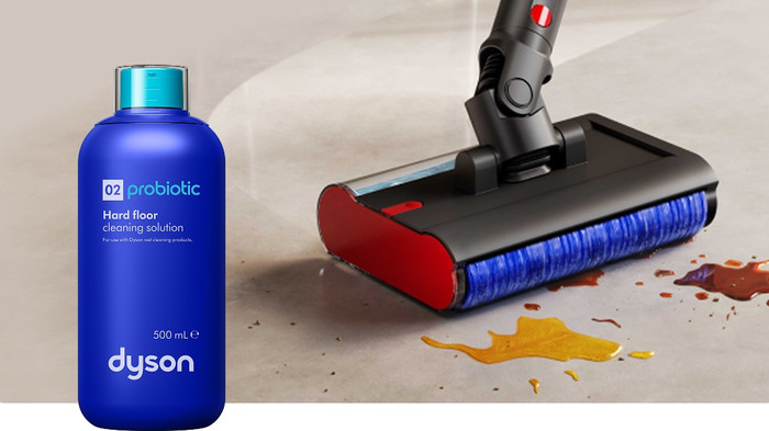 Dyson 02 02 Probiotic Reinigungsmittel für Hartböden produkt in gebrauch