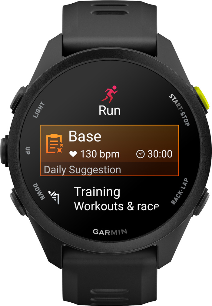 Garmin Forerunner 70 43mm Black front