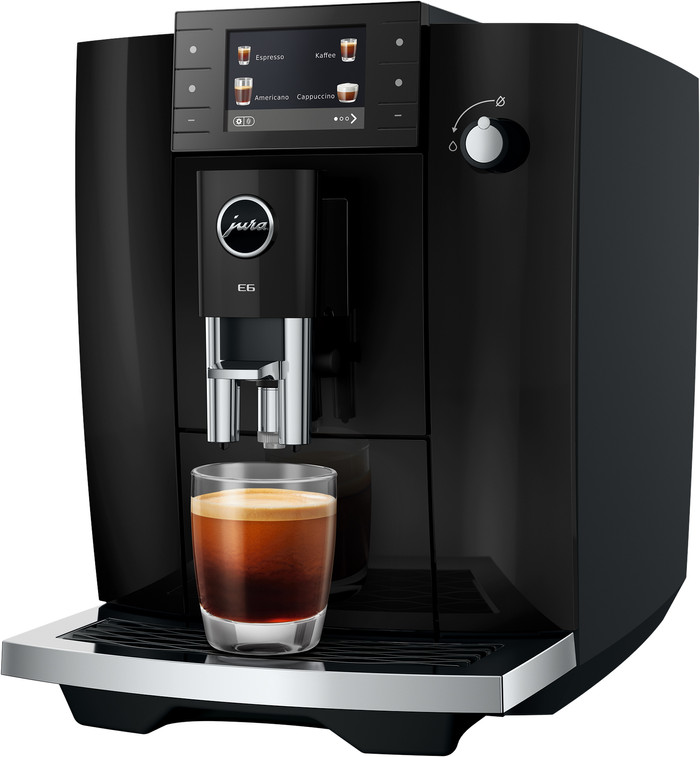 JURA E6 Piano Black (ED) right side