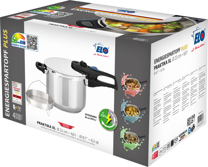 ELO Pressure Cooker Praktika XL 6L packaging