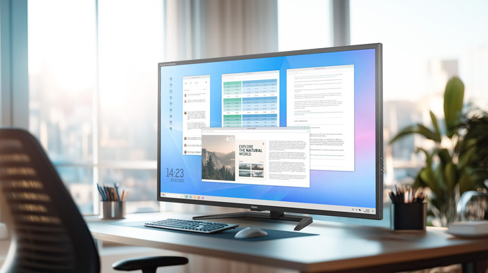 iiyama ProLite X4373UHSU-B2 product in use