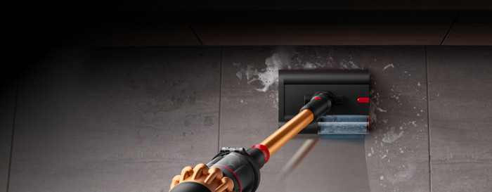 Dyson Submarine 2.0 Wischbürste produkt in gebrauch