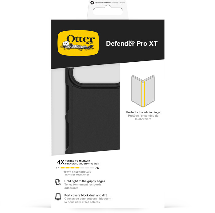 Otterbox Defender iPhone Duo Full Body Case mit MagSafe Schwarz verpackung