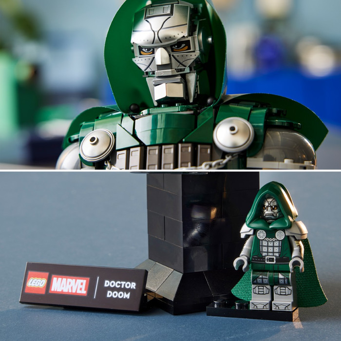 LEGO Marvel Doctor Doom Büste 76345 produkt in gebrauch