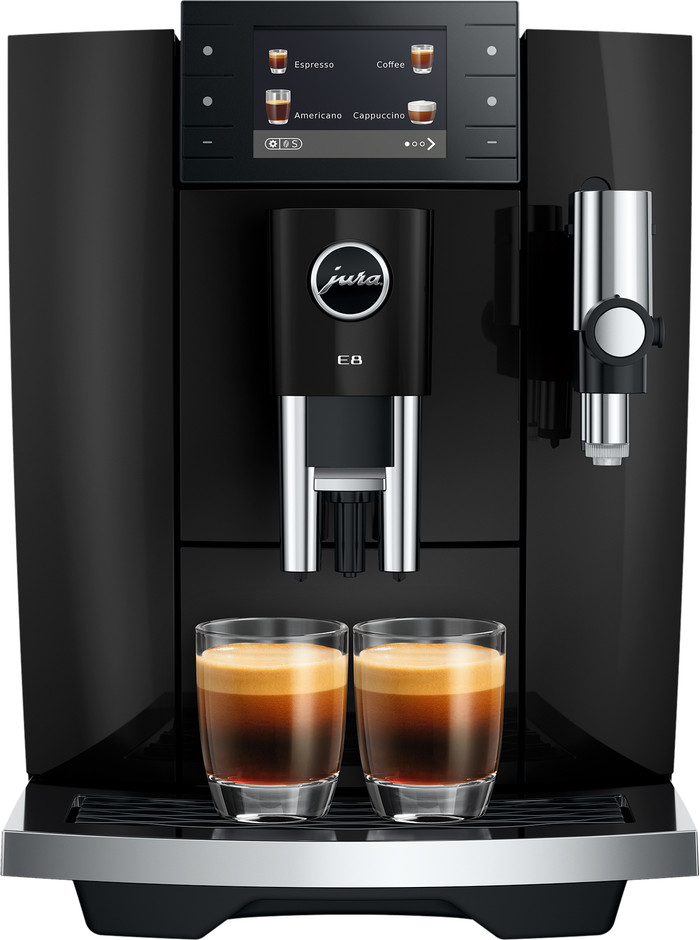 JURA E8 Piano Black (ED) vorne