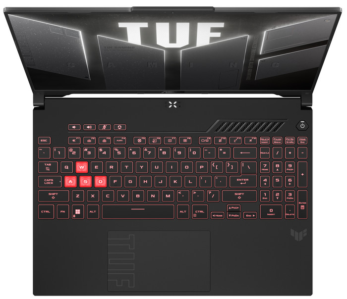 ASUS TUF Gaming A16 FA607NUQ-RL038W - 16" - AMD Ryzen 7 - 16GB RAM/512GB SSD - RTX 4050 oberseite