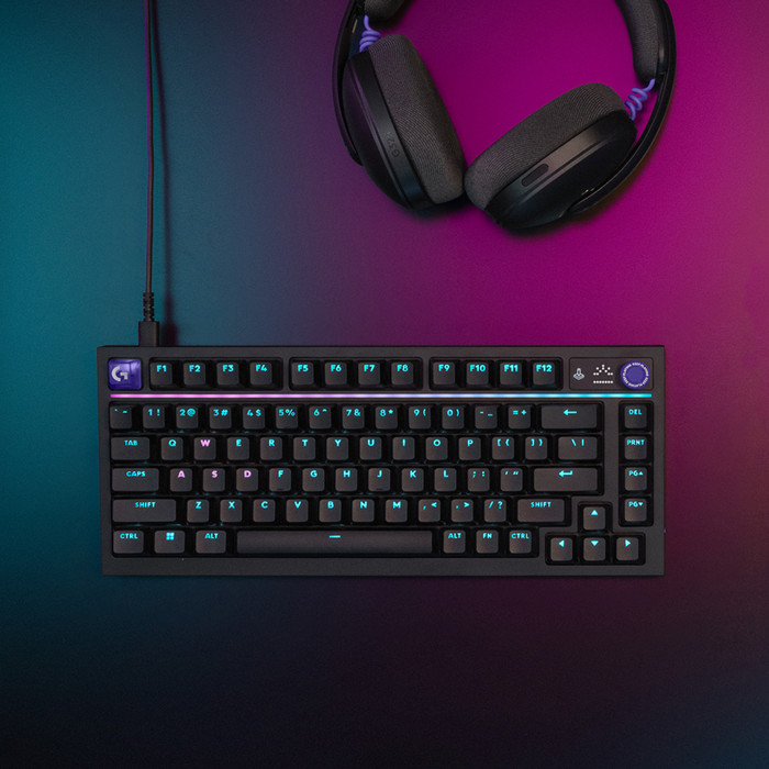 Logitech G316 X 75 Gaming-Tastatur Schwarz Qwertz produkt in gebrauch