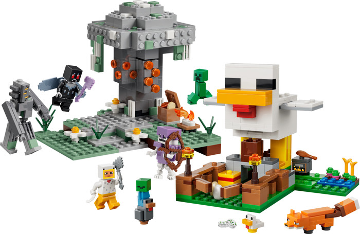 LEGO Minecraft Set 21586 + 21585 Main Image
