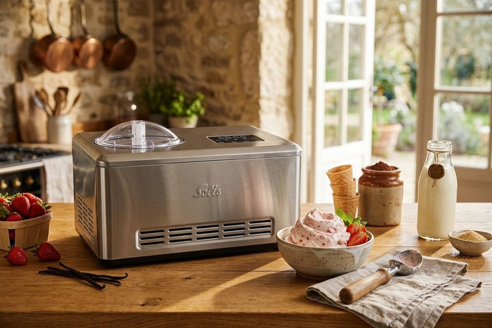 SOLIS Gelateria Pro Touch 3-in-1 8506 product in use